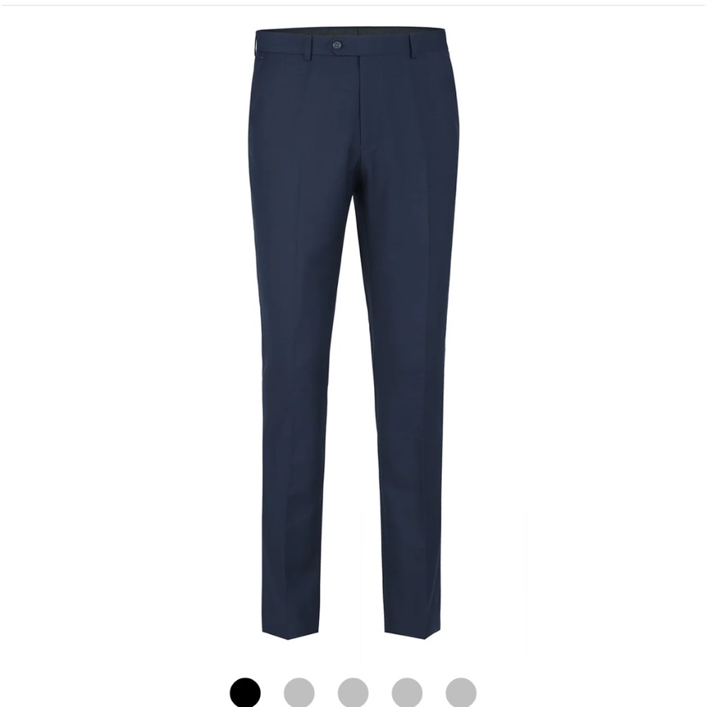 Mens Renoir Navy Dress Pants, Size 36